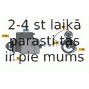 Starteris BOSCH 0 986 011 040