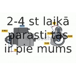 Starteris BOSCH 0 986 011 030