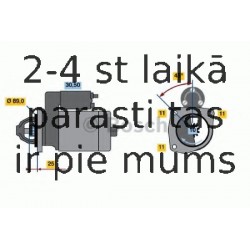 Starteris BOSCH 0 986 010 960