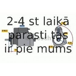 Starteris BOSCH 0 986 010 910