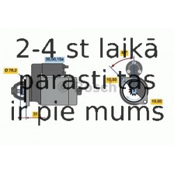 Starteris BOSCH 0 986 010 870