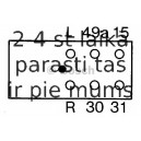 Pagrieziena signāla pārtraucējs BOSCH 0 335 240 002