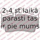 Комплект тормозных колодок, дисковый тормоз DELPHI LP1998