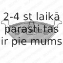 Комплект тормозных колодок, дисковый тормоз DELPHI LP1436