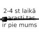 Aksiālais šarnīrs, Stūres šķērsstiepnis MOOG MI-AX-7305