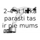 Рычаг независимой подвески колеса, подвеска колеса MOOG NI-WP-2803