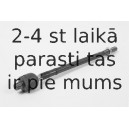 Aksiālais šarnīrs, Stūres šķērsstiepnis MOOG MD-AX-2710