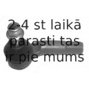 Stūres šķērsstiepņa uzgalis MOOG FD-ES-2261