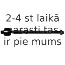 Aksiālais šarnīrs, Stūres šķērsstiepnis MOOG DE-AX-5636