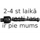 Aksiālais šarnīrs, Stūres šķērsstiepnis MOOG NI-AX-4923