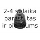 Balst-/Virzošais šarnīrs MOOG ME-BJ-6301