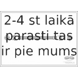 Bremžu šļūtene CORTECO 19026426
