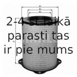 Воздушный фильтр MAHLE ORIGINAL LX 832