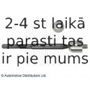 Aksiālais šarnīrs, Stūres šķērsstiepnis BLUE PRINT ADT387158
