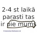 Blīve, Motora bloka galvas vāks BLUE PRINT ADS76716C