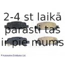 Комплект тормозных колодок, дисковый тормоз BLUE PRINT ADS74219