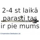 Aksiālais šarnīrs, Stūres šķērsstiepnis BLUE PRINT ADG08765