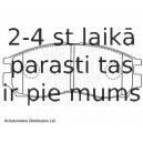 Комплект тормозных колодок, дисковый тормоз BLUE PRINT ADC44242