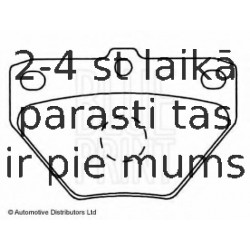 Комплект тормозных колодок, дисковый тормоз BLUE PRINT ADT342114