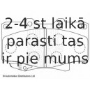 Комплект тормозных колодок, дисковый тормоз BLUE PRINT ADT342124