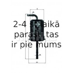 Degvielas filtrs MAHLE ORIGINAL KL 117