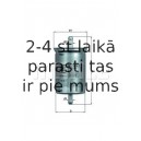 Degvielas filtrs MAHLE ORIGINAL KL 171