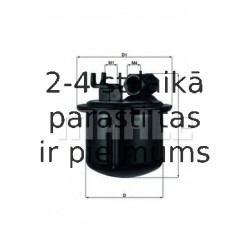 Degvielas filtrs MAHLE ORIGINAL KL 183