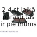 Комплект тормозных колодок, дисковый тормоз BLUE PRINT ADG04262