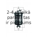 Degvielas filtrs MAHLE ORIGINAL KL 203