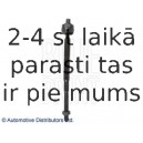 Aksiālais šarnīrs, Stūres šķērsstiepnis BLUE PRINT ADA108721