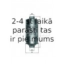 Degvielas filtrs MAHLE ORIGINAL KL 5