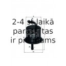Degvielas filtrs MAHLE ORIGINAL KL 515