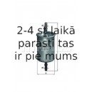 Degvielas filtrs MAHLE ORIGINAL KL 555