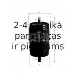 Degvielas filtrs MAHLE ORIGINAL KL 558