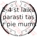 Bremžu loku kompl., Stāvbremze TRW GS8752