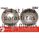 Bremžu trumulis TRW DB4249