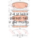 Bremžu uzliku kompl., Disku bremzes TRW GDB3518