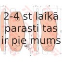 Bremžu uzliku kompl., Disku bremzes TRW GDB1885