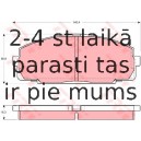 Bremžu uzliku kompl., Disku bremzes TRW GDB770