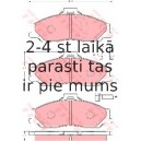 Bremžu uzliku kompl., Disku bremzes TRW GDB3353