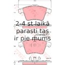 Bremžu uzliku kompl., Disku bremzes TRW GDB1556