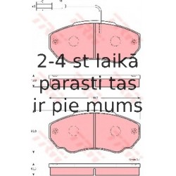 Bremžu uzliku kompl., Disku bremzes TRW GDB1517