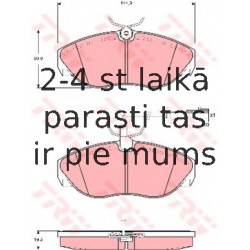 Bremžu uzliku kompl., Disku bremzes TRW GDB1425