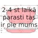 Bremžu uzliku kompl., Disku bremzes TRW GDB1414