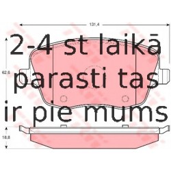 Bremžu uzliku kompl., Disku bremzes TRW GDB1414