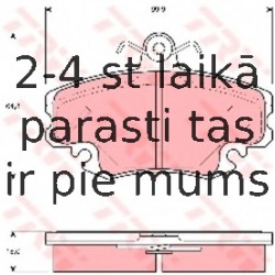 Bremžu uzliku kompl., Disku bremzes TRW GDB1332