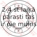 Bremžu diski TRW DF4993S