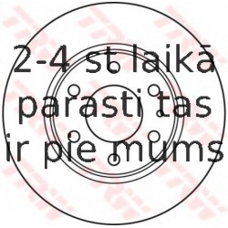 Bremžu diski TRW DF4988S