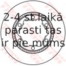 Bremžu diski TRW DF4919S