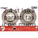 Bremžu diski TRW DF4479